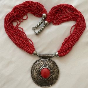 Red necklace